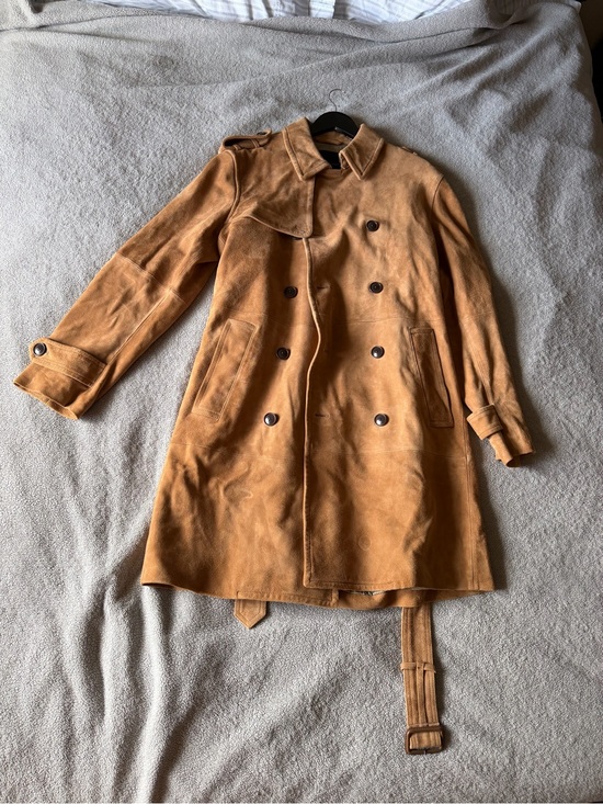 Banana Republic Other - Banana Republic - Heritage Suede Trench Coat - Tan - Never Worn